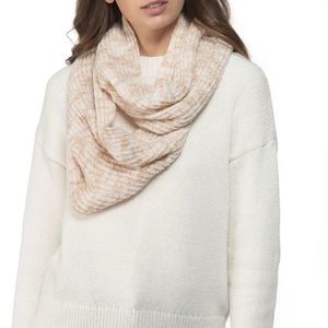 Style and Co Infinity Scarf Brown Pink